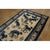 Late 19th Century 1880s Antique Small Blue and Ivory Chinese Ningxia Small Foo Dog Greek Key Rug For Sale - Image 5 of 10