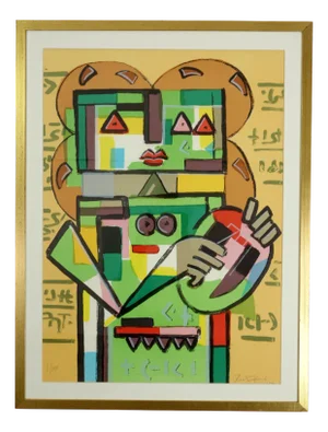 Ibrahim Kodra Serigraphy, 1980