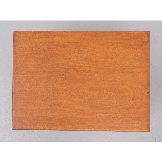 Oak Night Stands, Holland, 1940s, Set of 2 For Sale - Image 9 of 12