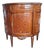 Italian Half-Moon Inlaid Cabinet with Bronze Friezes, 1960s For Sale