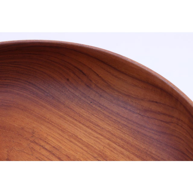 Large Teak Bowl by Kay Bojesen For Sale - Image 11 of 15
