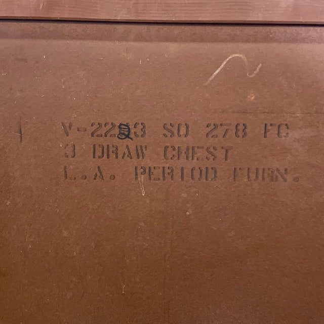 1960s Three Drawer Chest by La Period Furniture Chairish