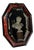 Faux Tortoise Mirror, 19th Century For Sale