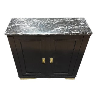 Art Nouveau Cabinet with Marble Top, 1910 For Sale