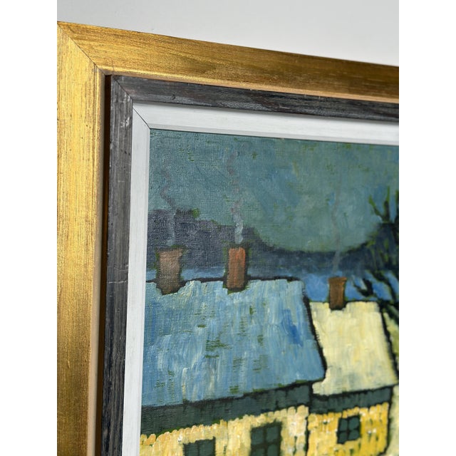 Erik Hilströml, Winter Landscape, 1960s, Oil on Panel, Framed For Sale - Image 6 of 18