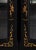 Chinoiserie Display Cabinet / Hand Gilt Black Lacquered Wood Vitrine For Sale In New York - Image 6 of 13