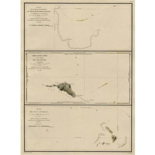 Map of the Laughlan Islands, 1833 For Sale