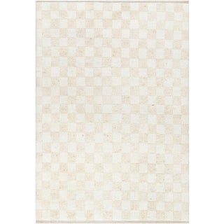 Becki Owens x SURYA Davey Handmade Rug Light Beige 9x12 For Sale