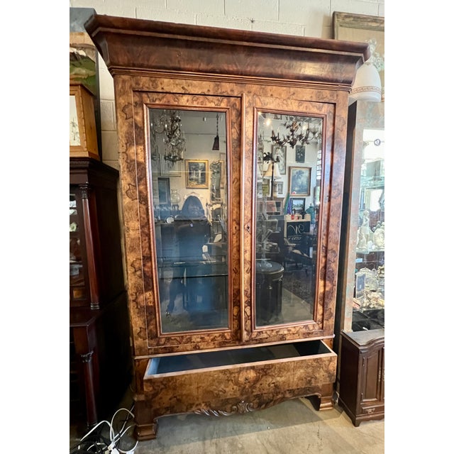 Large 19th Century French Louis Philippe Style Bookcase For Sale - Image 4 of 7