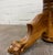 English Vintage 48 Inch Round Quarter Sawn Oak Lion Paw Claw Foot Pedestal Dining Table For Sale - Image 3 of 16