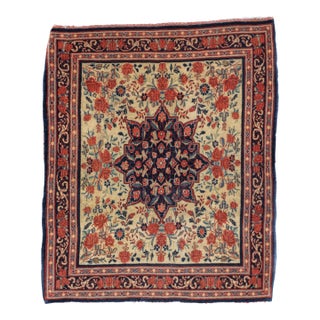 Early 20th Century Fine Antique Persian Bijar Rug 2'4'' X 2'9'' For Sale
