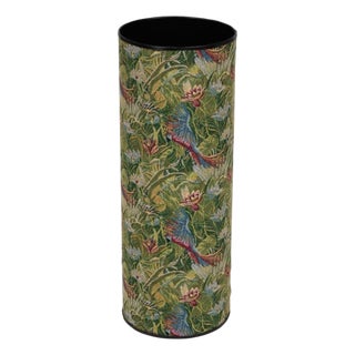 Tropical Parrots Tapestry Umbrella Stand For Sale