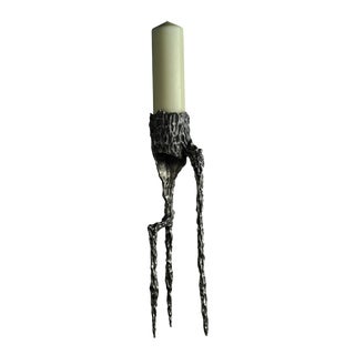 Omnia Vanitas Vanité 32 Candelabra in Patinated Cast Bronze by William Guillon For Sale
