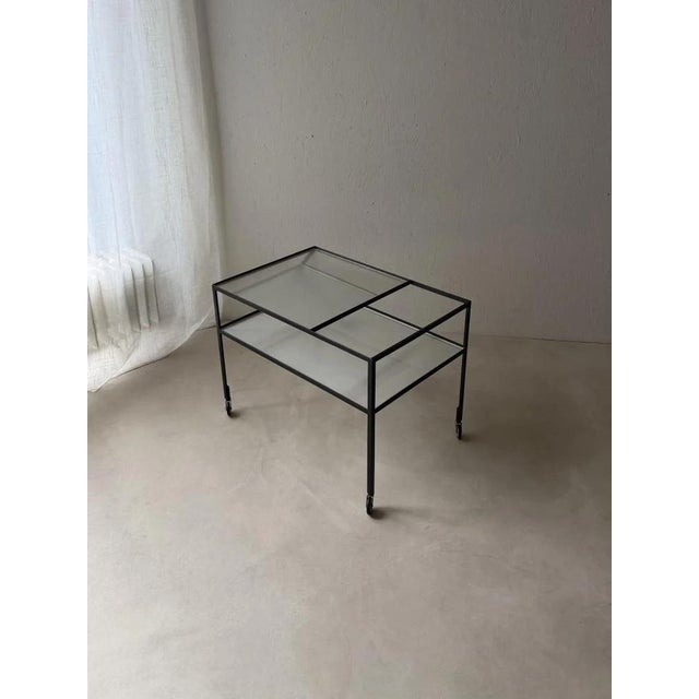 Contemporary Serving Trolley by Herbert Hirche, 1950s For Sale - Image 3 of 13