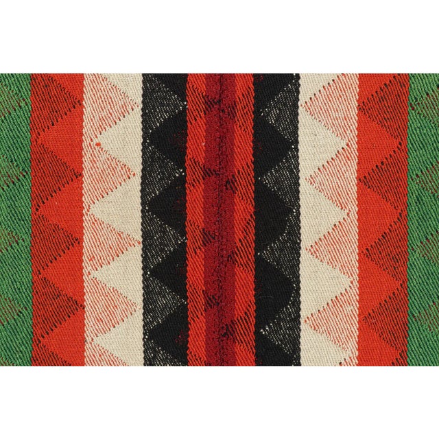 1950s Vintage Persian Kilim With Multicolor Stripes by Rug & Kilim For Sale In New York - Image 6 of 8