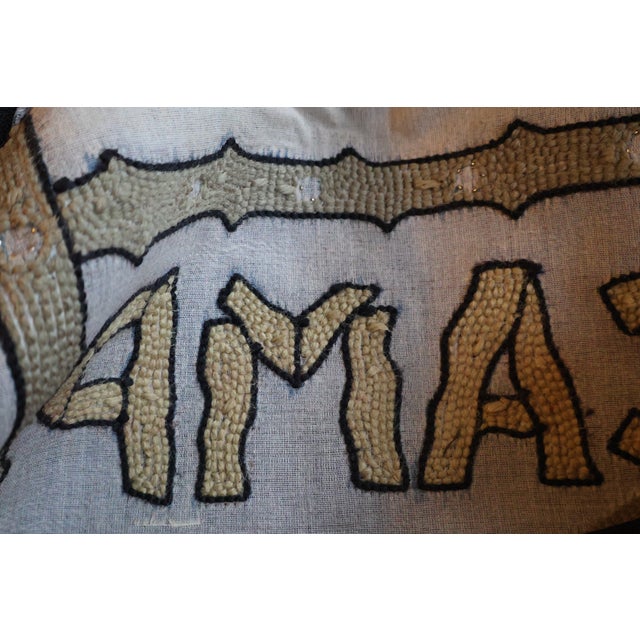 Vintage Judi Boisson 2003 “Camp Canoe” Hand-Hooked Pillow Cover—Unused For Sale - Image 18 of 18