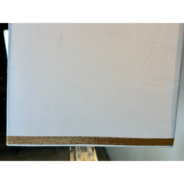 Metal Art Deco Style Lamp in Chromed Aluminum and Altuglass, 2000s For Sale - Image 7 of 12