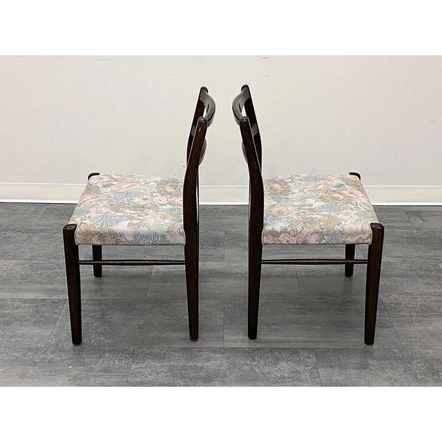 Mid-Century Modern Set 4 Scandinavian Mid-Century Modern Dining Chairs For Sale - Image 3 of 11