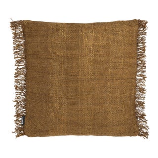 Lumiza Pillow - Rust - 20" x 20" For Sale