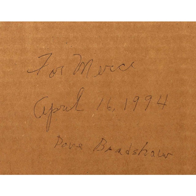 Dove Bradshaw Abstract Composition Graphite, 1990 For Sale In New York - Image 6 of 6