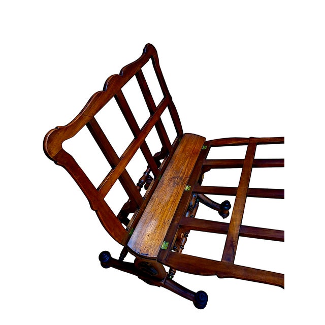 Late 19th Century Antique Renaissance Revival Flexible Folio Stand on Casters For Sale - Image 5 of 14