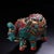 Vintage Himalayan Bronze Elephant Statue With Turquoise & Gemstone Inlay For Sale - Image 4 of 9