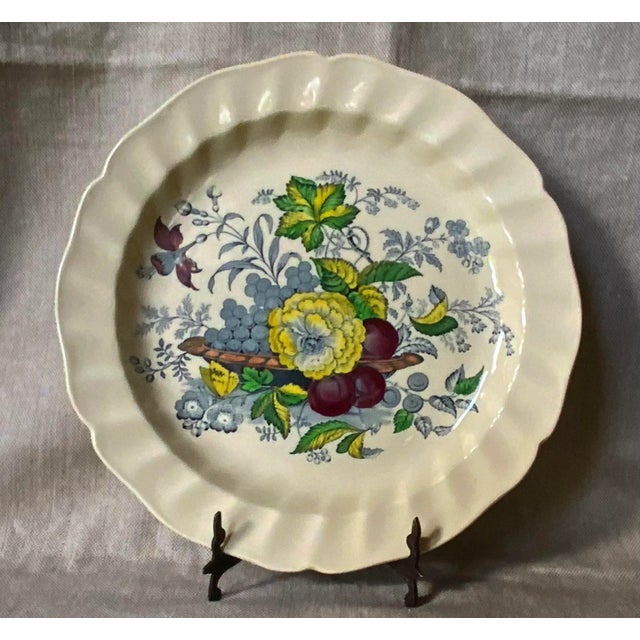 Exceptional Royal Doulton "Kirkwood" Pattern Game Pie Dish & Chop Plate Set, c. 1930 For your consideration: A remarkable...