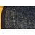 1900 - 1909 1900s Dark Blue Field Traditional Dragon Floral Antique Chinese Peking Round Rug For Sale - Image 5 of 9