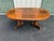 Brown Late 20th Century Rustic Double Pedestal Oak Extension Dining Table For Sale - Image 8 of 12