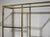 Mid 20th Century Mid Century Milo Baughman Style Gold Chrome Glass Etagere Shelving Unit For Sale - Image 5 of 11