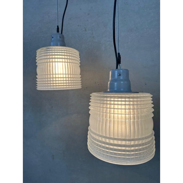 Industrial Vintage Industrial Pendant Lamp from Europhane For Sale - Image 3 of 18