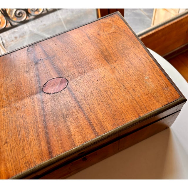 Wooden Brass Documents Box, 19th Century For Sale - Image 18 of 18
