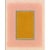Mustard Gold & Blush Pink Minimalist Color Field Art Print, Emily Keating Snyder, 30 X 24 Unframed Print For Sale