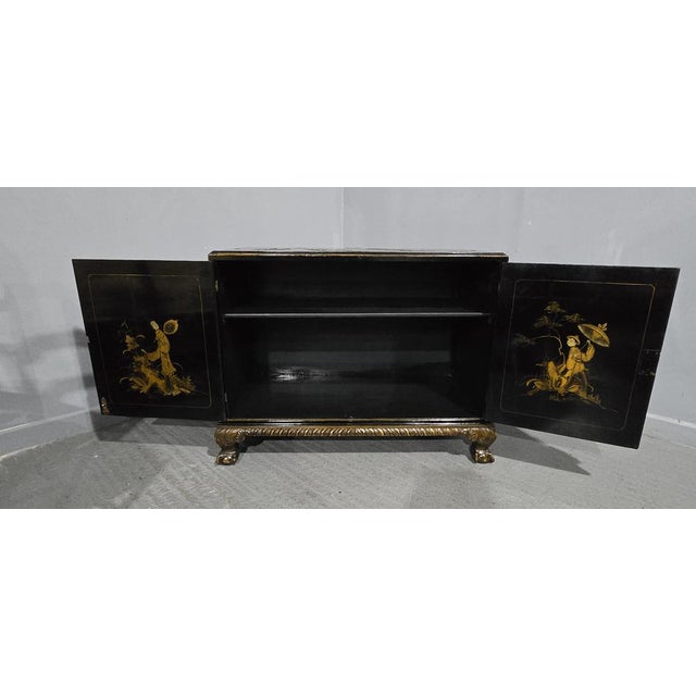 Fine Chinoiserie 2-Door Cabinet, 1900 For Sale - Image 11 of 18