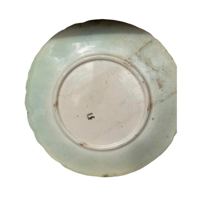 Orchies French Majolica Daisy Plate Orchies, Circa 1890 For Sale - Image 4 of 4