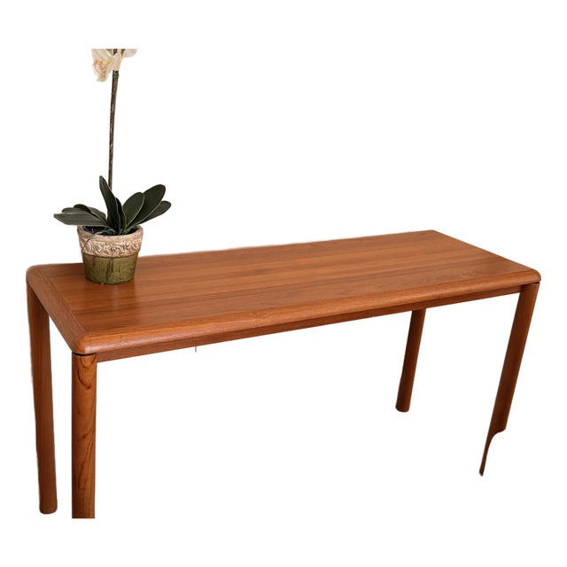 1970s Danish Modern Teak Console Table by Sannemanns Møbelfabrik For Sale