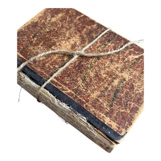 Antique 1892 German Marbled Book -Martin Luthers For Sale