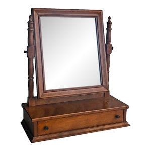 1960s Vintage Ethan Allen Baumritter Shaving/Cheval/Vanity Mirror