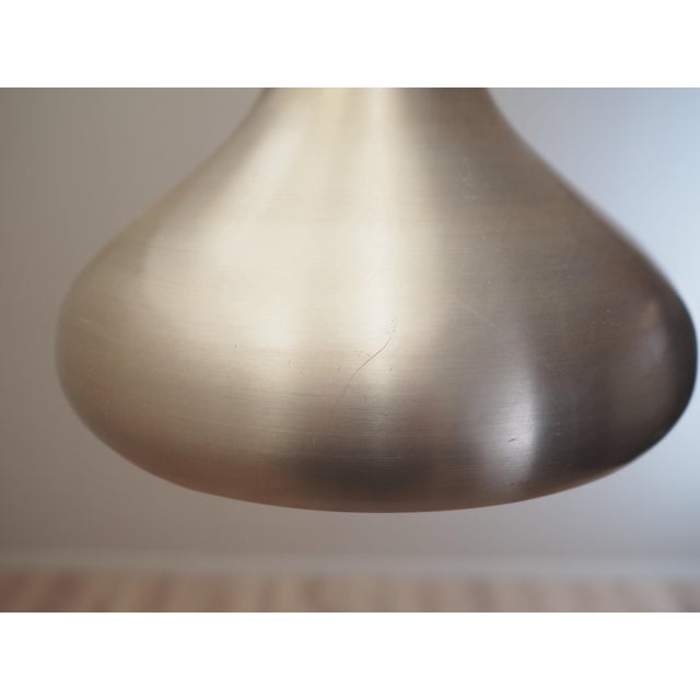 Silver Danish Pendant Lamp, 1970s For Sale - Image 8 of 10