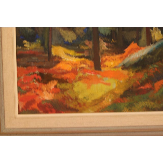 Frans Berg, Pine Forest, 1950s, Oil on Canvas, Framed For Sale - Image 13 of 18