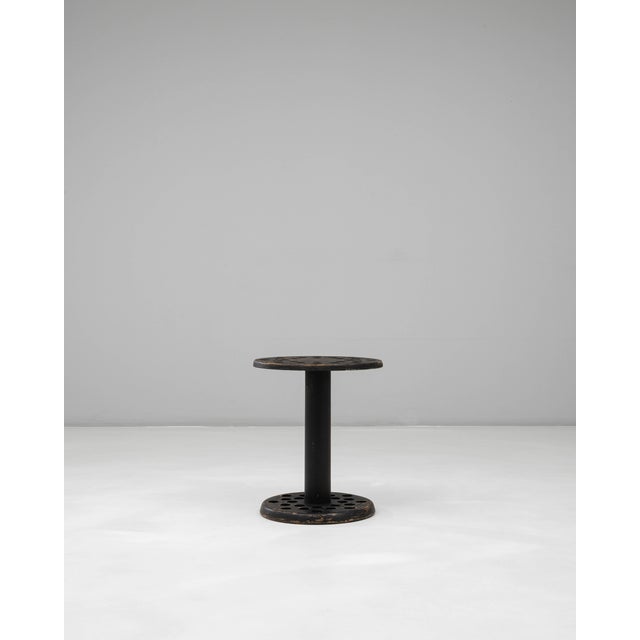 French Provincial 20th Century French Black Patinated Wooden Cane Stand For Sale - Image 3 of 18