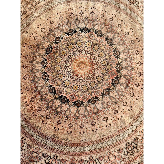 Hereke Silk Rug, Türkiye, 1970s For Sale - Image 3 of 4