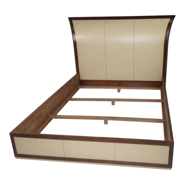 Medellin Mid-Century Style Queen Bedframe For Sale