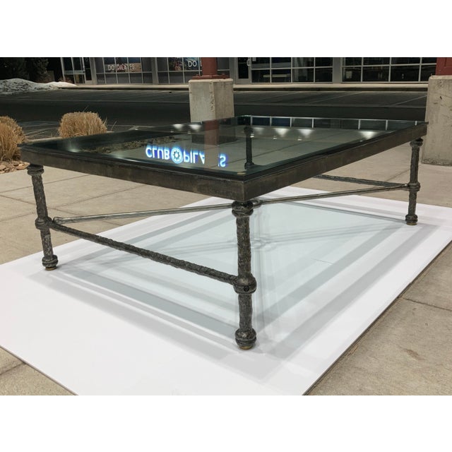 Black Christopher Chodoff Bronze Serpent Coffee Table Homage to Giacometti For Sale - Image 8 of 12