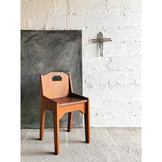 This eye-catching, brutalist crucifix was made from stainless steel in Germany in the 1970s as a unique piece and, as a...