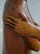 Life Size Modern Design Woman Wood Carved Sculpture Statue - Signed GPN For Sale In Philadelphia - Image 6 of 11
