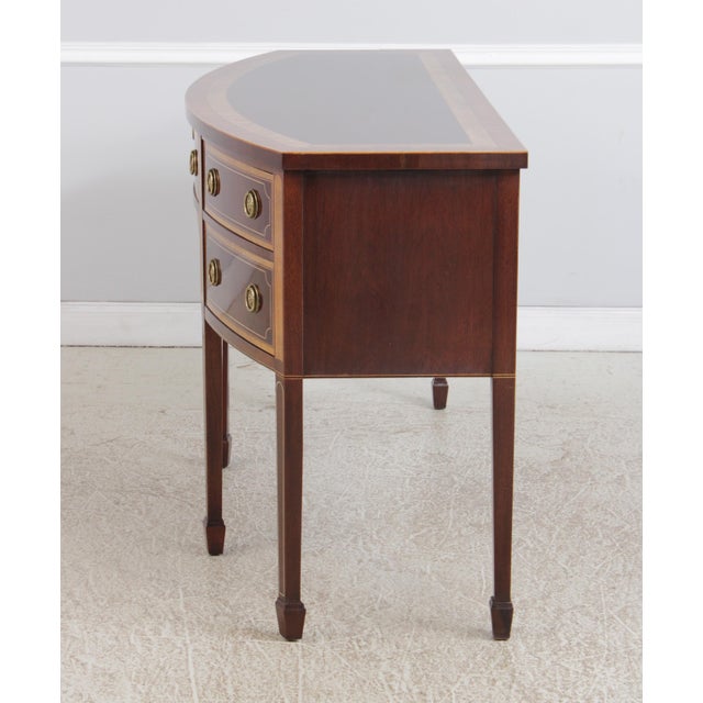 Traditional Baker Historic Charleston Inlaid Mahogany Sideboard For Sale - Image 3 of 18
