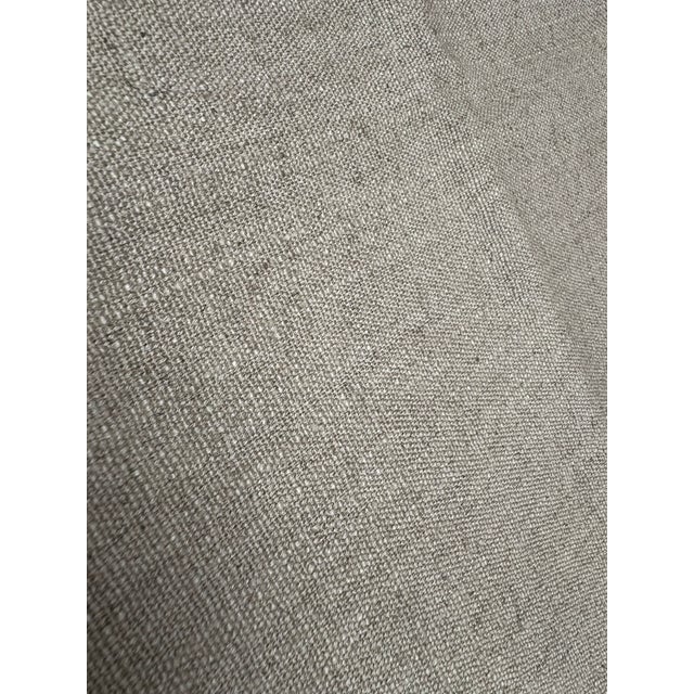 Textile Rh Restoration Hardware Custom Italian Pietro Solid Piped Lumbar Pillow Cover For Sale - Image 7 of 17