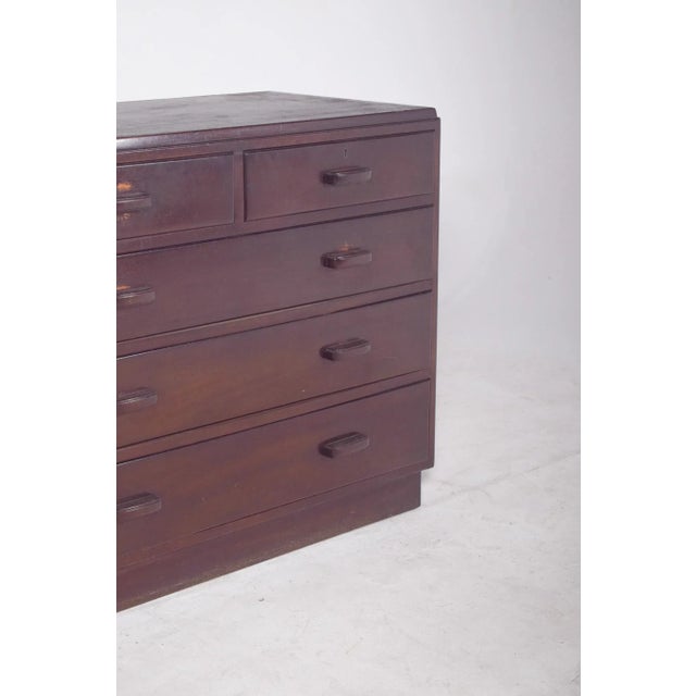 Vintage English Chest of Drawers, 1920 For Sale - Image 6 of 10