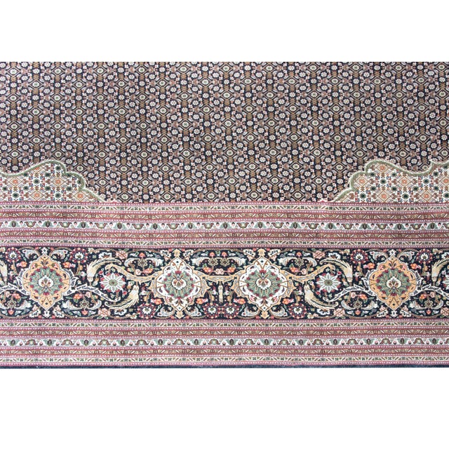 Vintage Persian Tabriz Rug For Sale - Image 15 of 15
